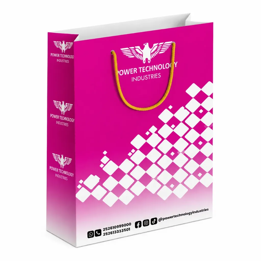 [PTI-00086] Shopping Bag Large Portrait Thick Paper
