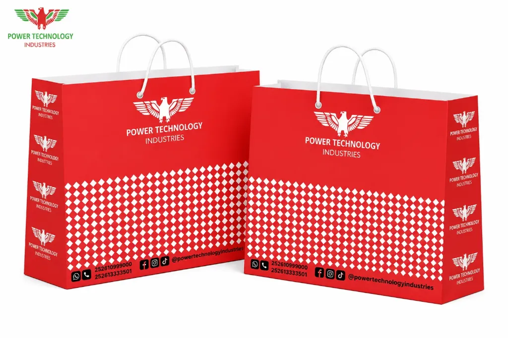 [PTI-00090] Shopping Bag XLarge lanscape kraft Paper