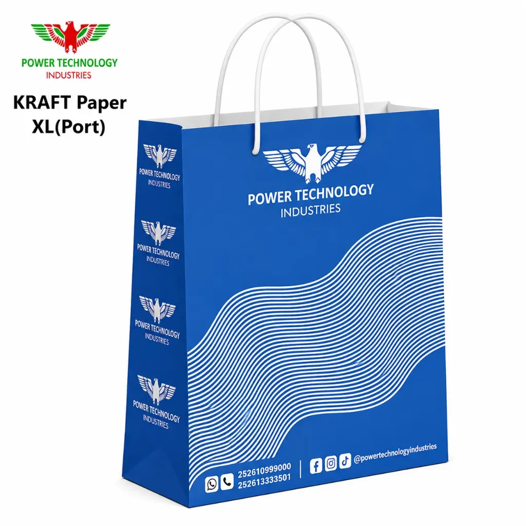 [PTI-00091] Shopping Bag XLarge Portrait kraft Paper