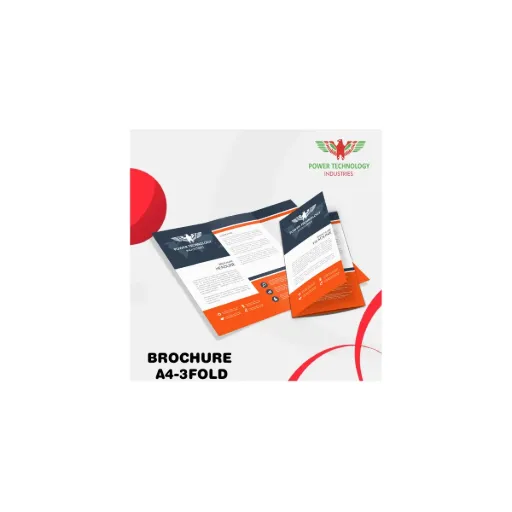 A4 Brochure Glossy Trifold